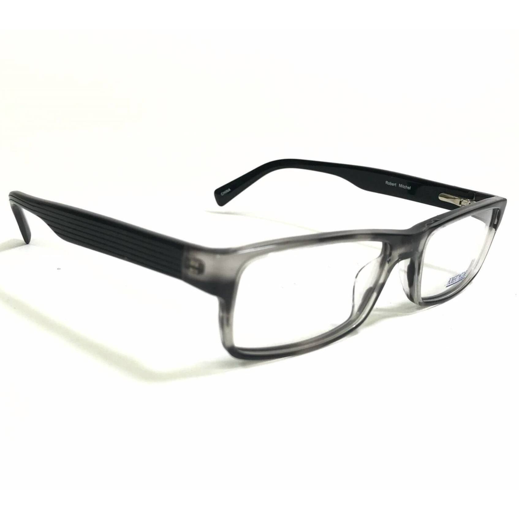 New Robert Mitchel Men's Rm5007 Rectangle Eyeglasses In Black